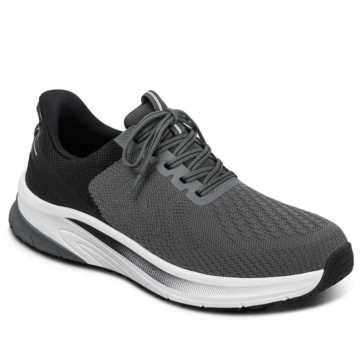Men's Wide Fit Orthofeet 20017 Tilos Hands-free Trainers in Grey - Image 1