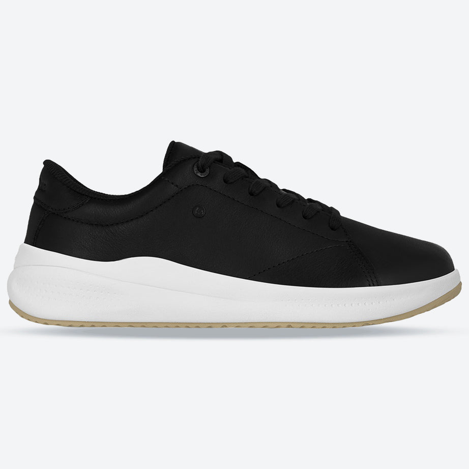 Men's Wide Fit Be Lenka Streetwise Walking/Running Trainers in Black/White - Image 1