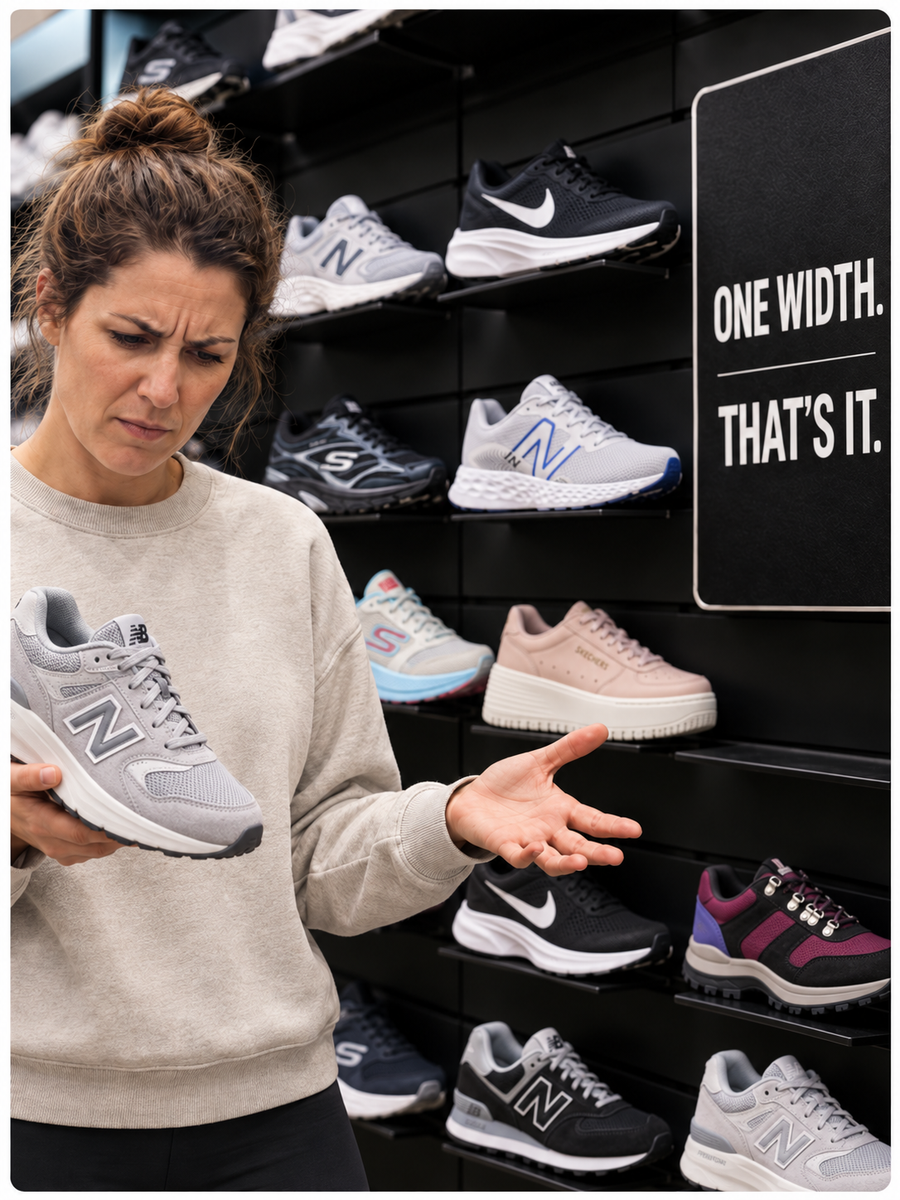 <p>Shops Only Stock One Width</p>