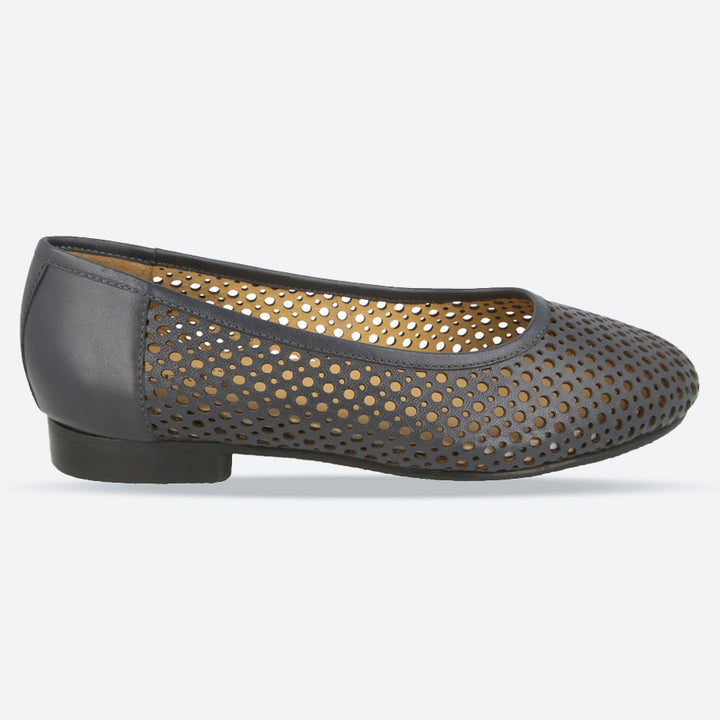 Womens Wide Fit DB Emmental Shoes in Black - Image 1