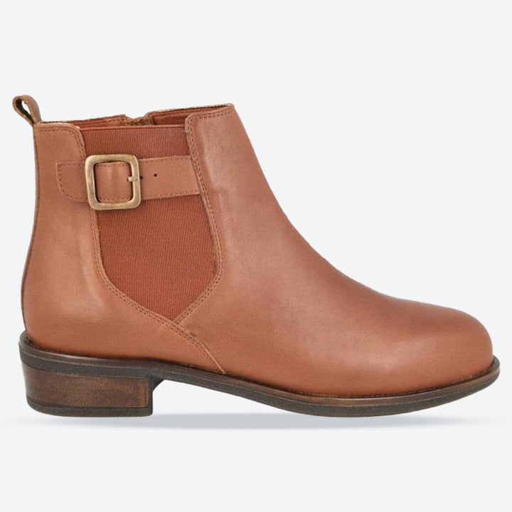 Women's Wide Fit DB Esme Boots in Black Leather - Image 1