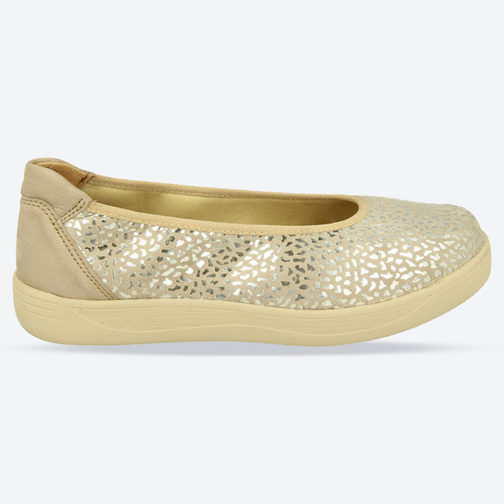 Womens Wide Fit DB Garganey Shoes in Navy Stretch Textile - Image 1