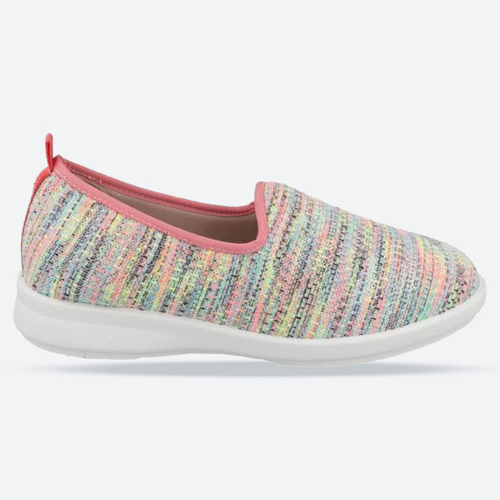 Women's Wide Fit DB Greta Canvas Shoes in Black - Image 1