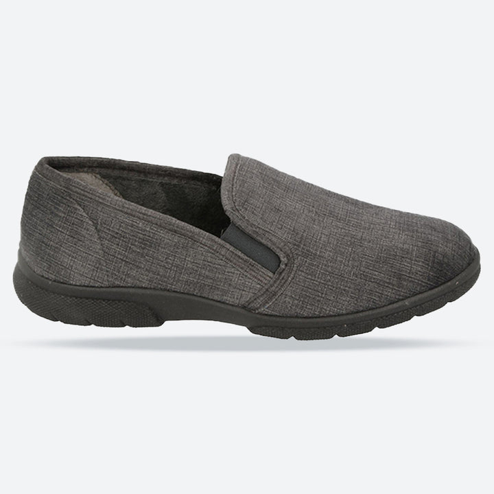 Mens Extra Wide Fit DB Kendal Slip On Slippers