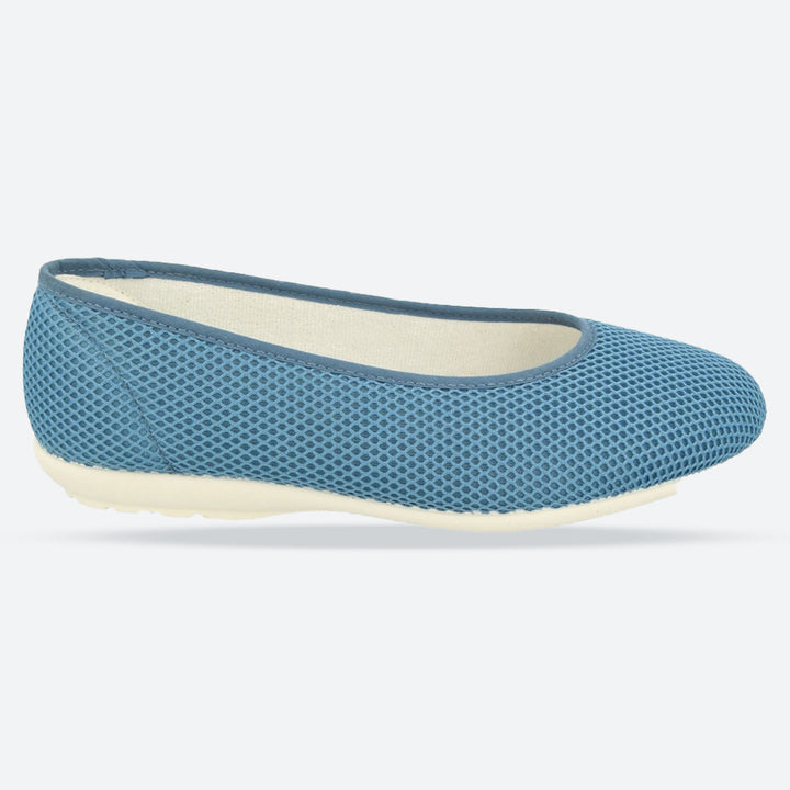 Womens Wide Fit DB Melissa Slippers in Black Textile - Image 1