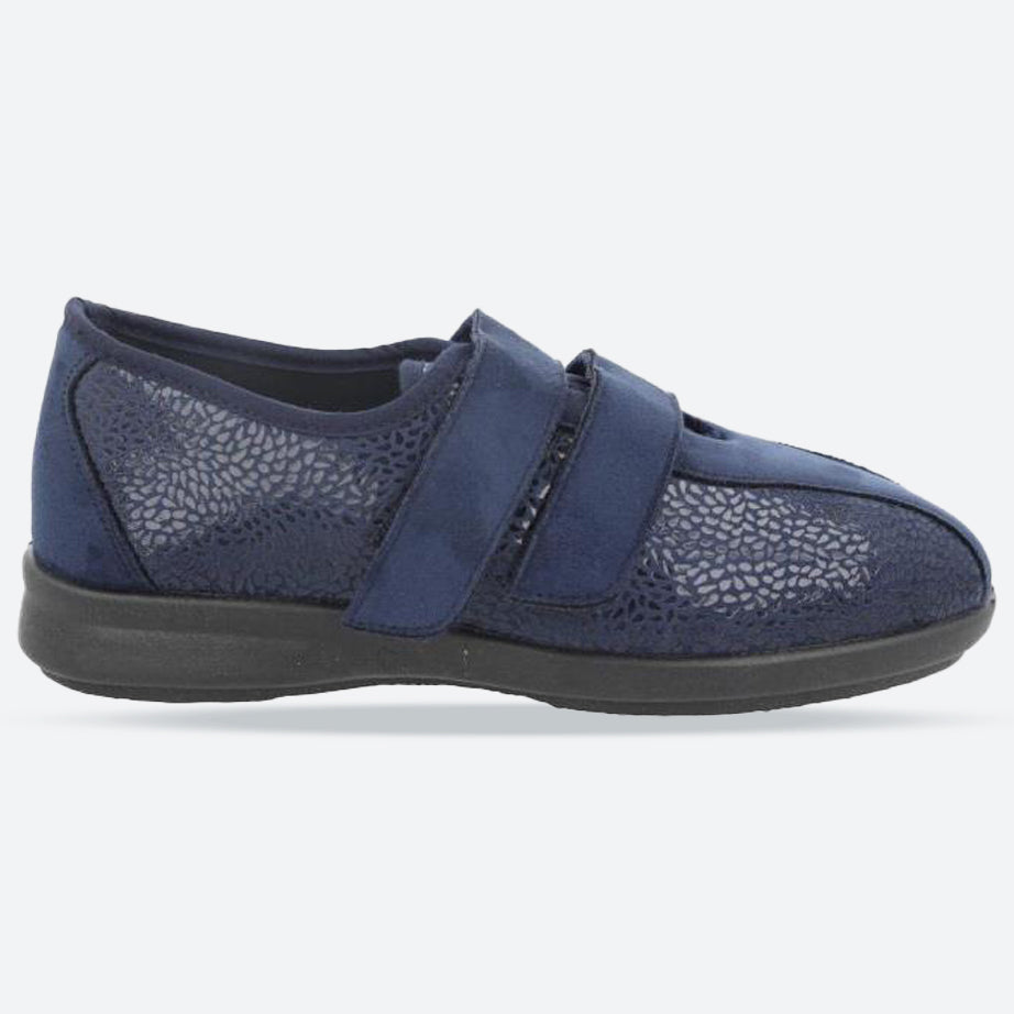 Women's Wide Fit DB Moon Wide Fit Shoes in Black Stretch - Image 14