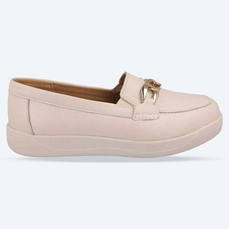 Women's Wide Fit DB Ophelia Shoes in Navy Leather - Image 7