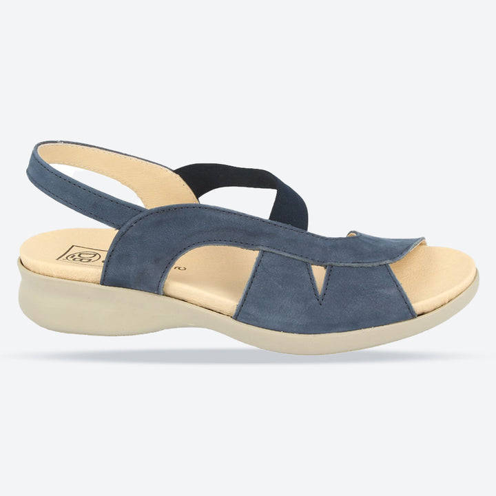 Womens Wide Fit DB Rebecca Sandals in Black - Image 1