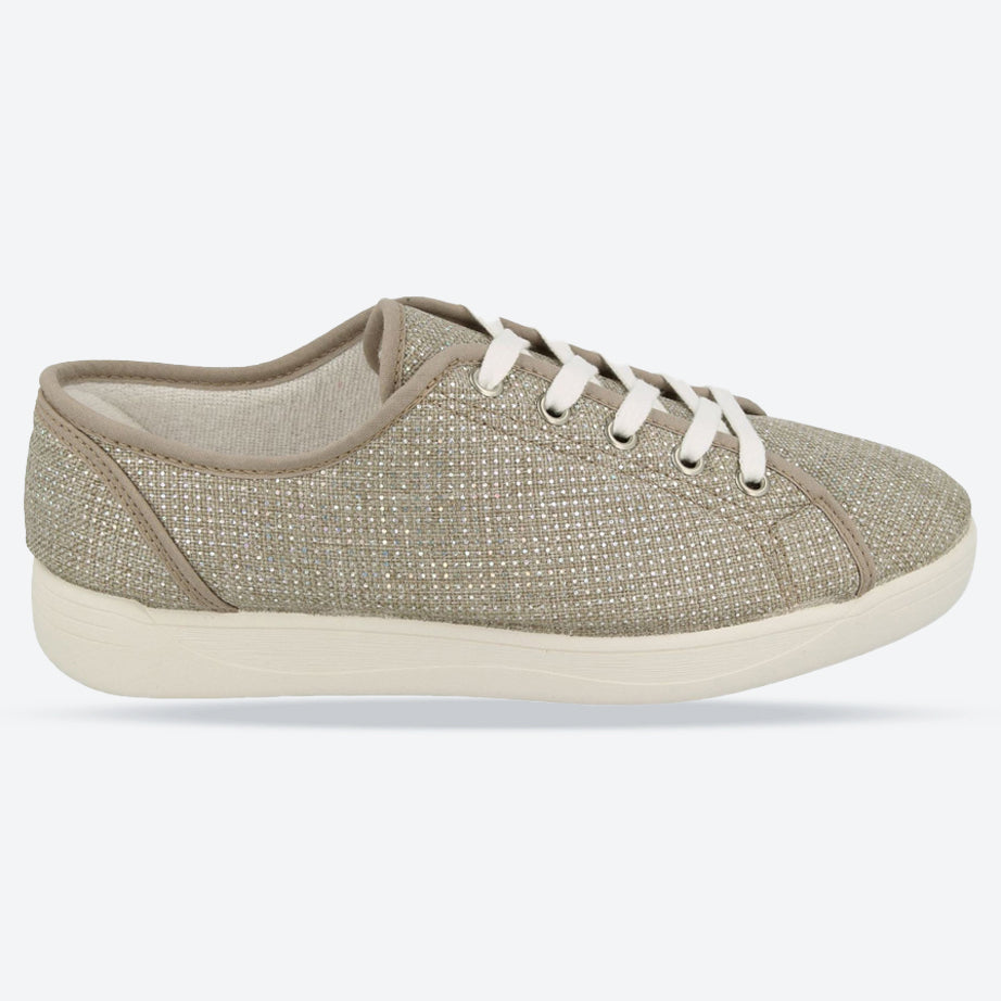 Womens Wide Fit DB Tampa Canvas Shoes in Navy - Image 6