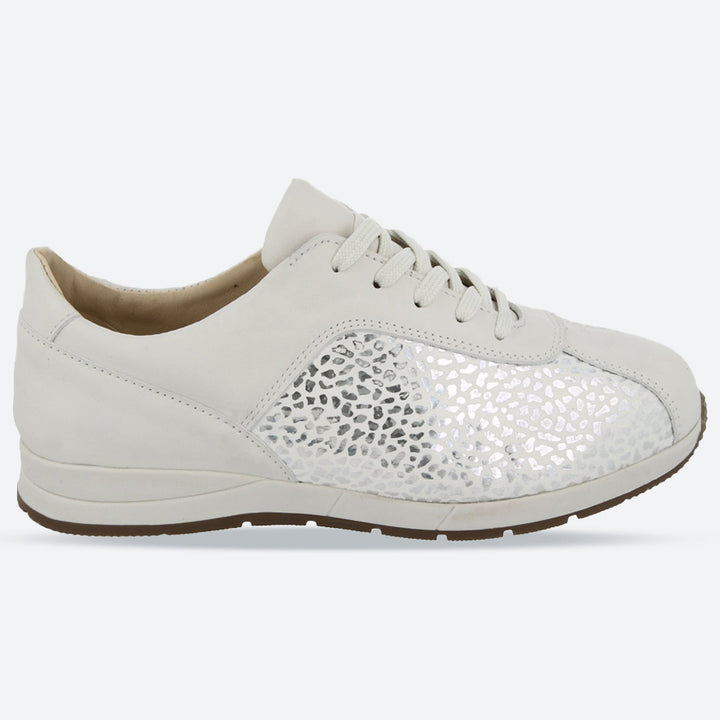 Womens Wide Fit DB Whitworth Canvas in Black & Stretch - Image 1