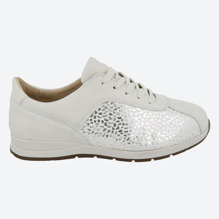 Womens Wide Fit DB Whitworth Canvas in Black & Stretch - Image 1