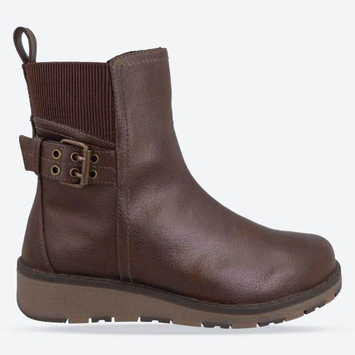Women's Wide Fit DB Yosemite Boots in Black Synthetic - Image 1