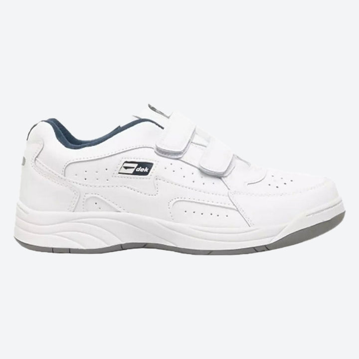 Mens Wide Fit Dek Arizona Trainers black and white