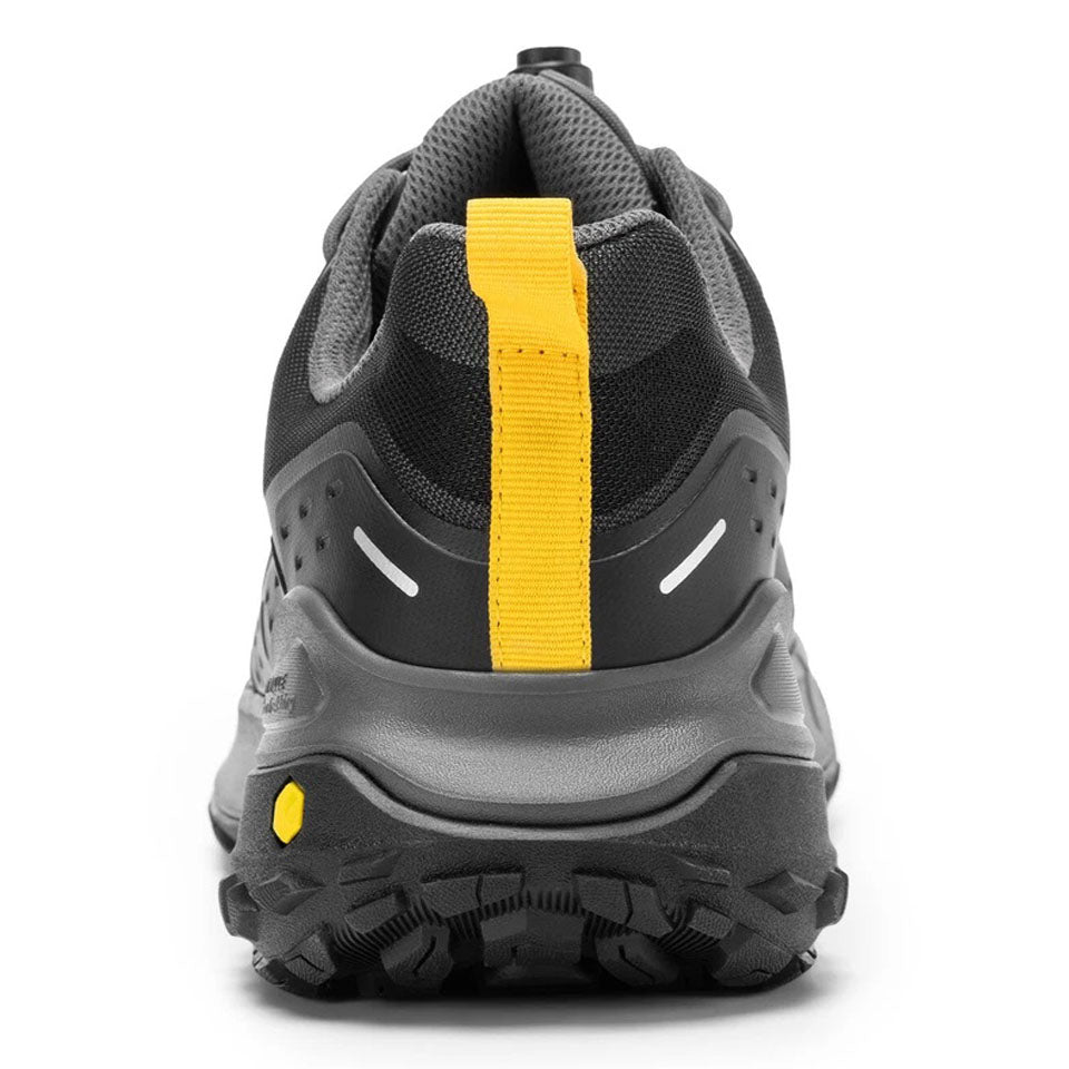 Men's Wide Fit Fitville Creekcross V1 Waterproof Hiking Trainers in Black/Grey - Image 7