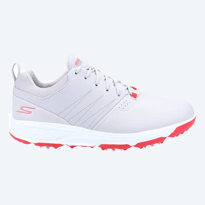Men's Relaxed Fit Skechers 214002 Go Golf Torque Pro Sports Trainers in Grey/Red - Image 1