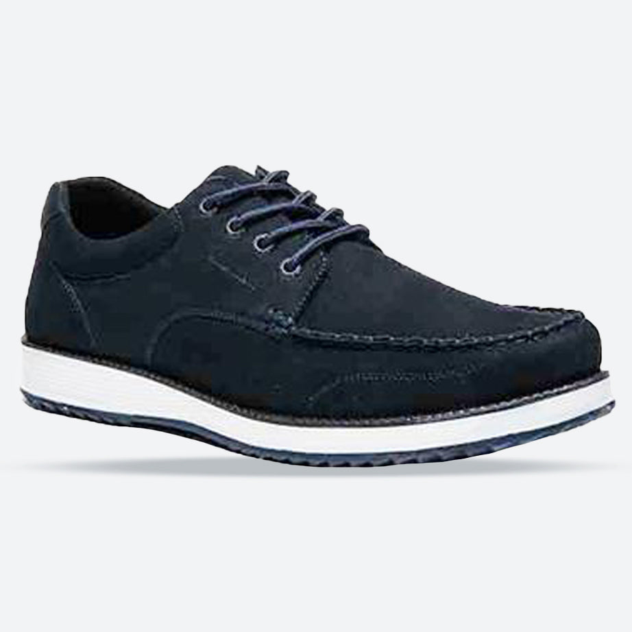 Mens Wide Fit Grunwald 1723 Lace Shoes in Navy - Image 10