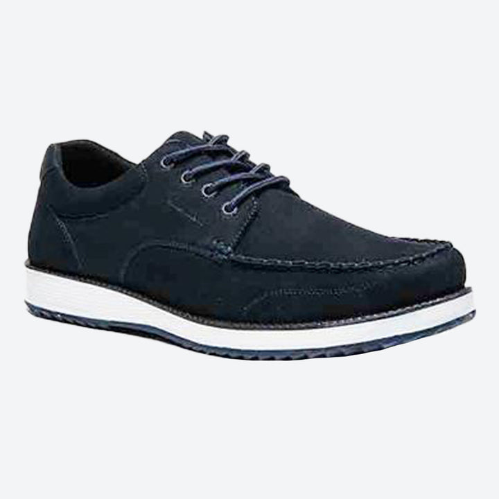 Mens Wide Fit Grunwald 1723 Lace Shoes in Navy - Image 1