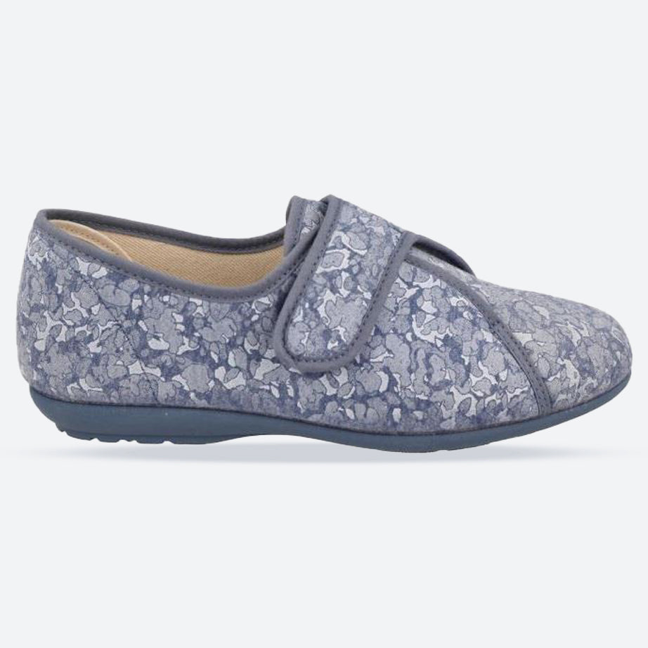 Women's Wide Fit DB Katya Shoes in Blue - Image 1