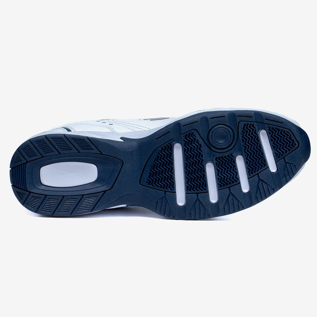 Tredd Men's Wide Fit Tredd Well Legend Trainers - White | Tredd Well | Wide ...