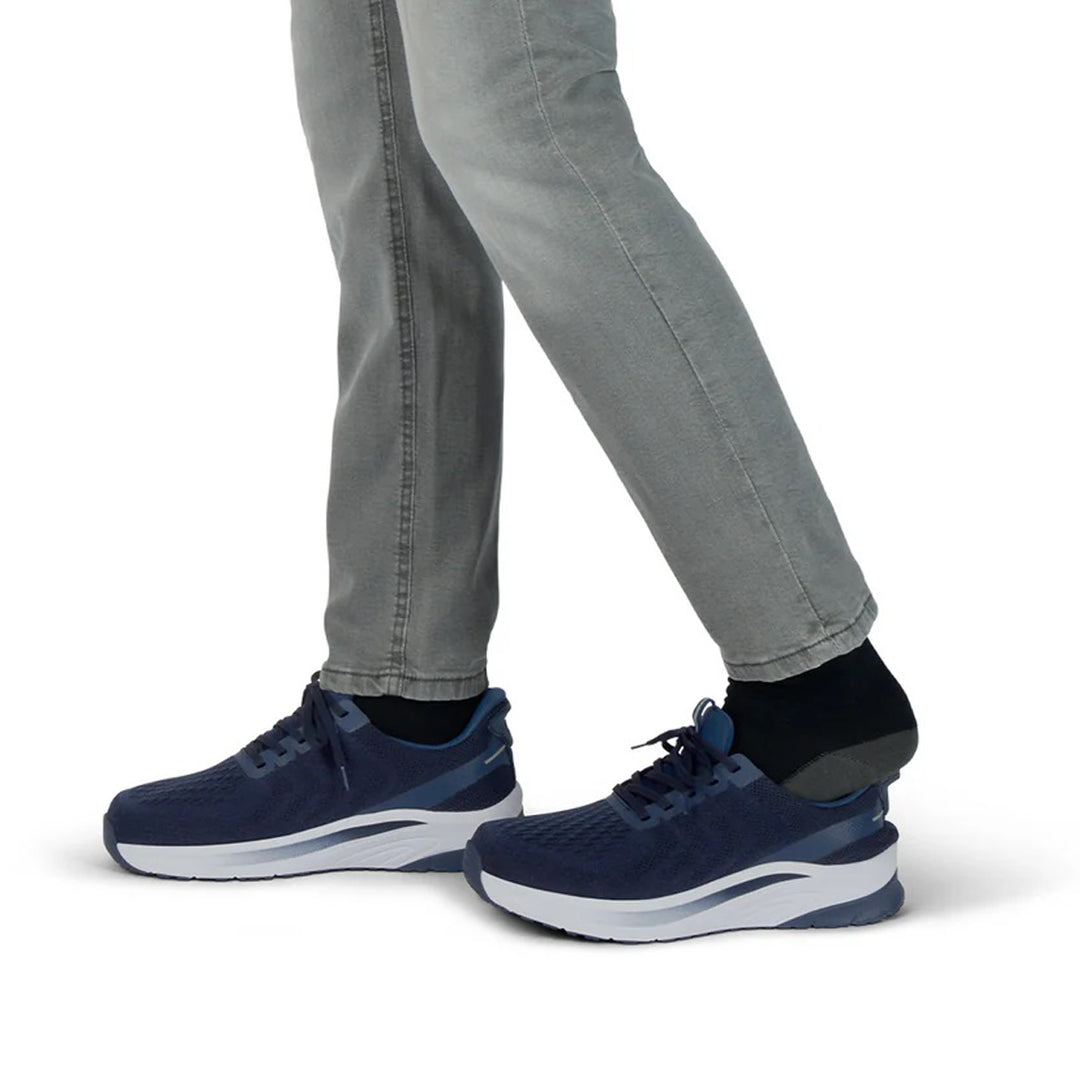 Men's Wide Fit Orthofeet 20022 Tilos Hands-free Trainers