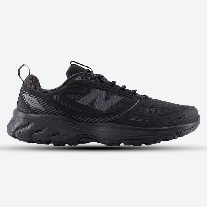 Womens Wide Fit New Balance M410 Fresh Foam Trainers in Black - Image 1
