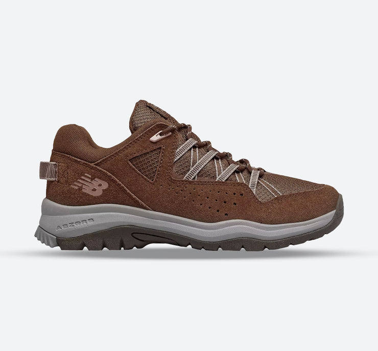 Mens Wide Fit New Balance MW669LC2 Brown Hiking Trainers
