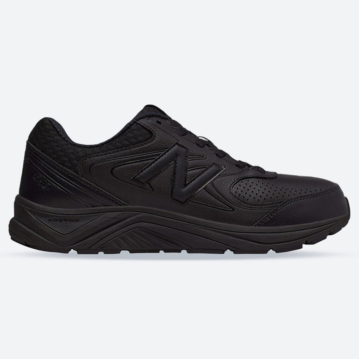 Men's Wide Fit New Balance MW840BK2 Walking Trainers in Black - Image 1