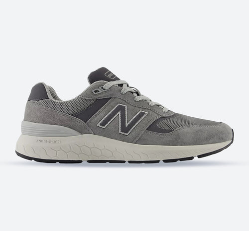 Men's Wide Fit New Balance MW880CA6 Walking/Running Trainers in Grey - Image 1