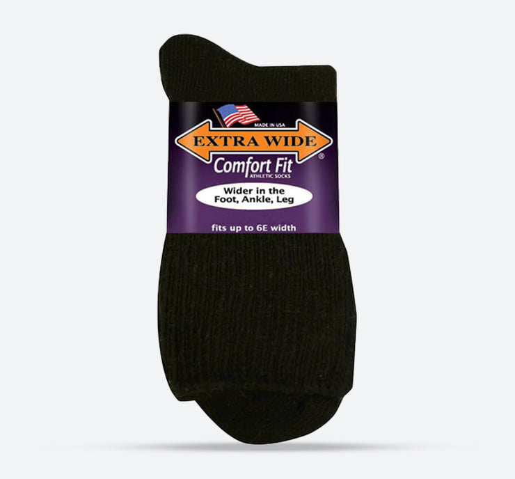 Mens Extra Wide 7500 Comfort Fit Anklet Socks