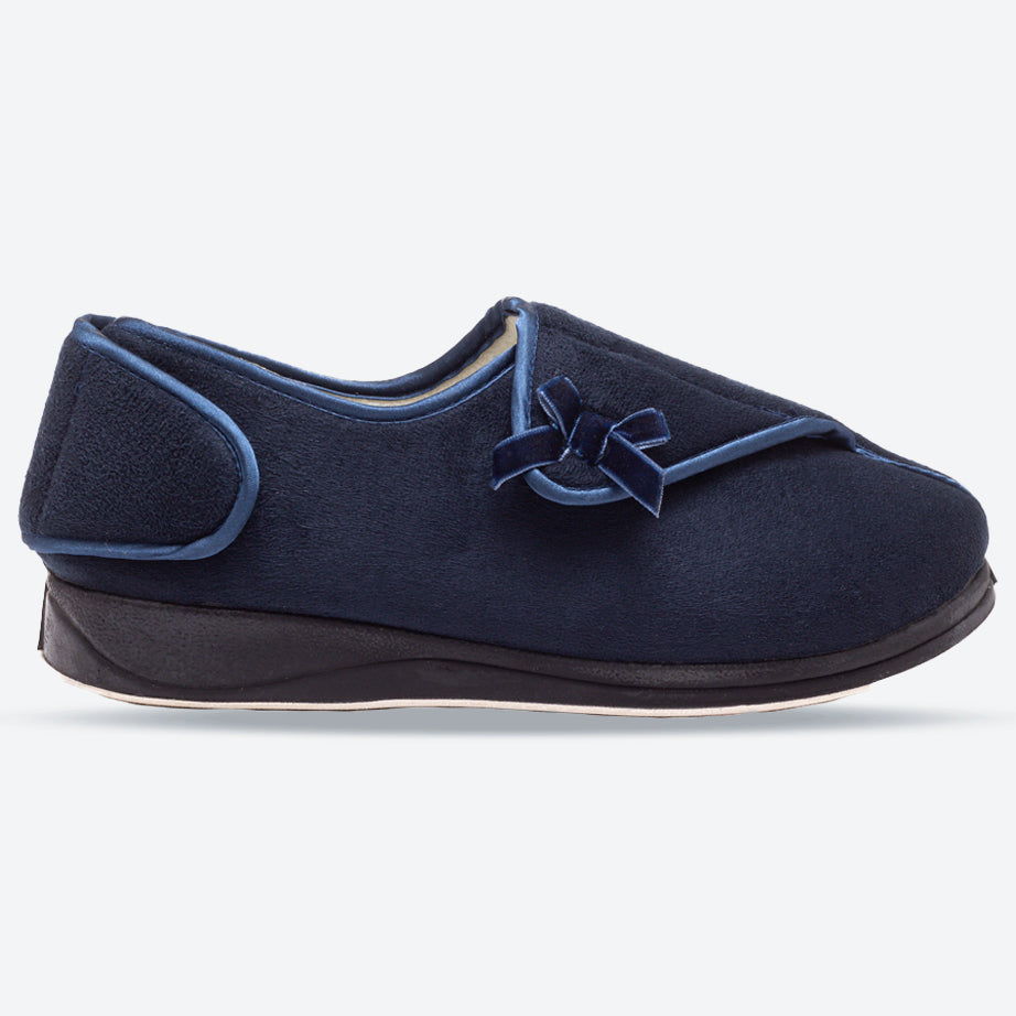 Womens Wide Fit Padders Penny Slippers