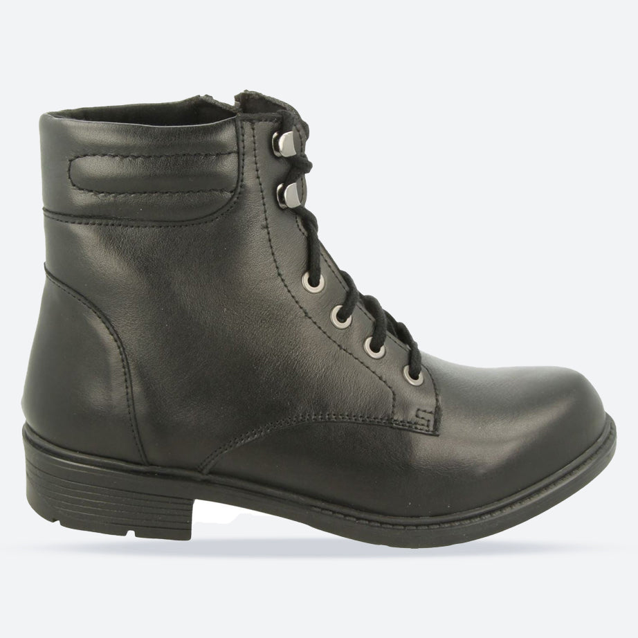 Womens Wide Fit DB Reef Boots in Chestnut Brown - Image 1