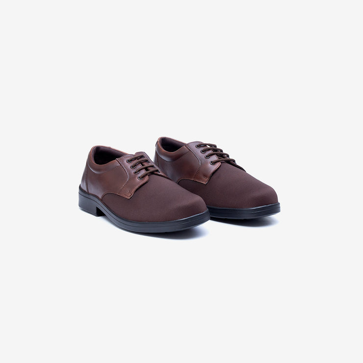 Mens Wide Fit Tredd Well Ryan Lace Up Shoes - Brown