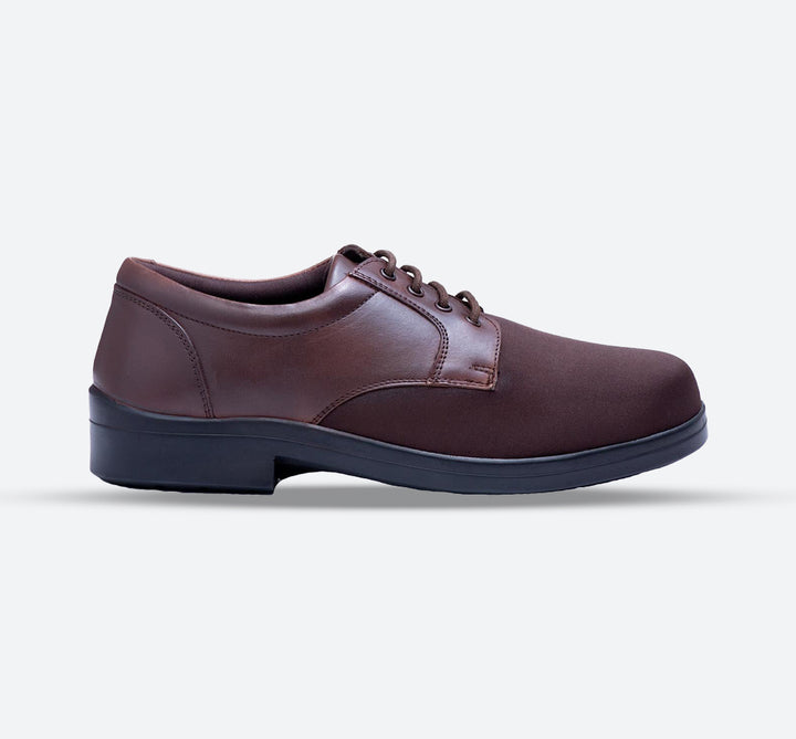 Mens Wide Fit Tredd Well Ryan Lace Up Shoes in Black - Image 1