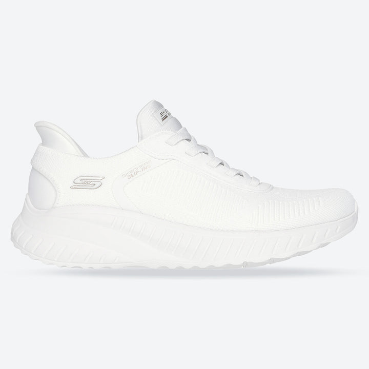 Women's Wide Fit Skechers 117497W Slip-ins Sport Squad Chaos Trainers