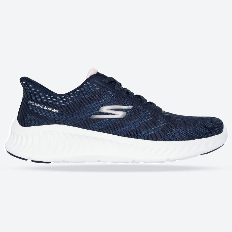 Women's Wide Fit Skechers 125643 Slip-ins Go Walk Now Khloe Trainers in Blue/Green - Image 12