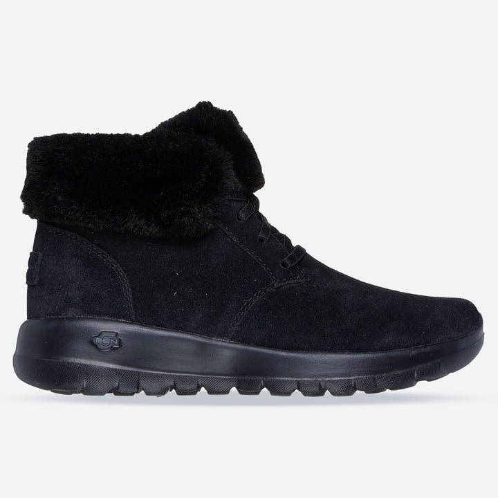 Women's Wide Fit Skechers 144334 On The Go Joy Boots in Black - Image 1