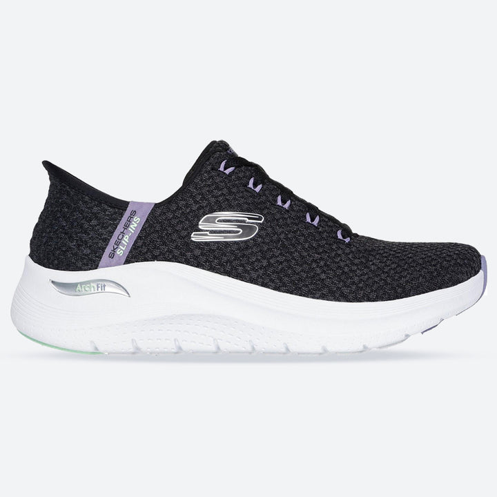 Women's Wide Fit Skechers 150322 Slip-ins Arch Fit 2.0 Trainers