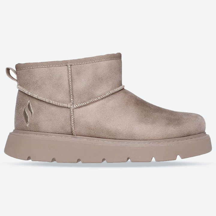 Women's Wide Fit Skechers 169018 Keepsakes Boots in Taupe - Image 1