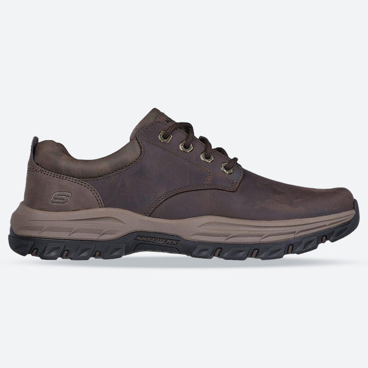 Men's Relaxed Fit Skechers 204920 Knowlson Leland Trainers in Black - Image 1
