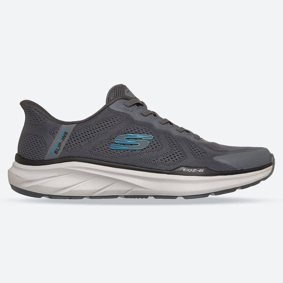 Men's Relaxed Fit Skechers 233106 Slip-ins Equalizer 6.0 Durran Trainers in Green/Multi - Image 11