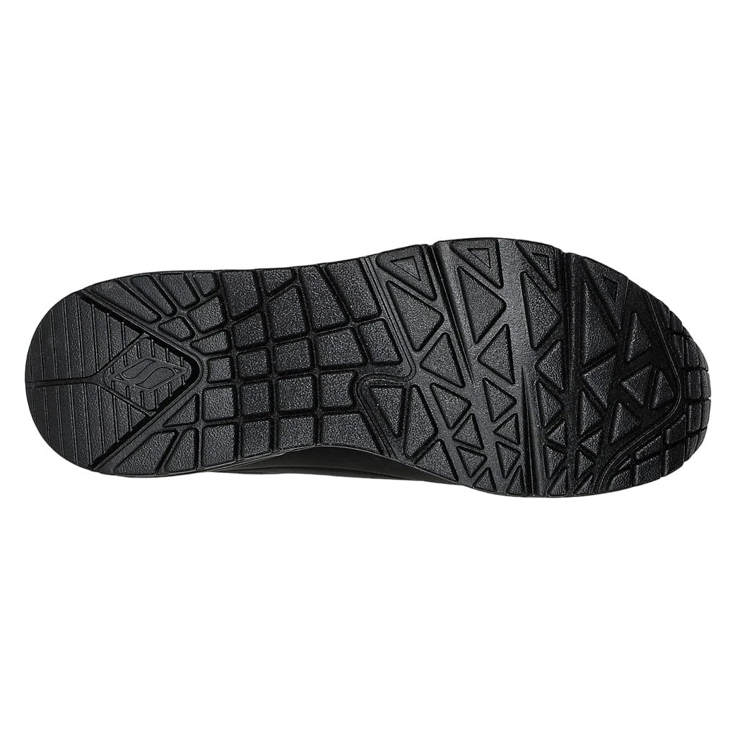 Women's Wide Fit Skechers Uno 155196 Shimmer Away Trainers