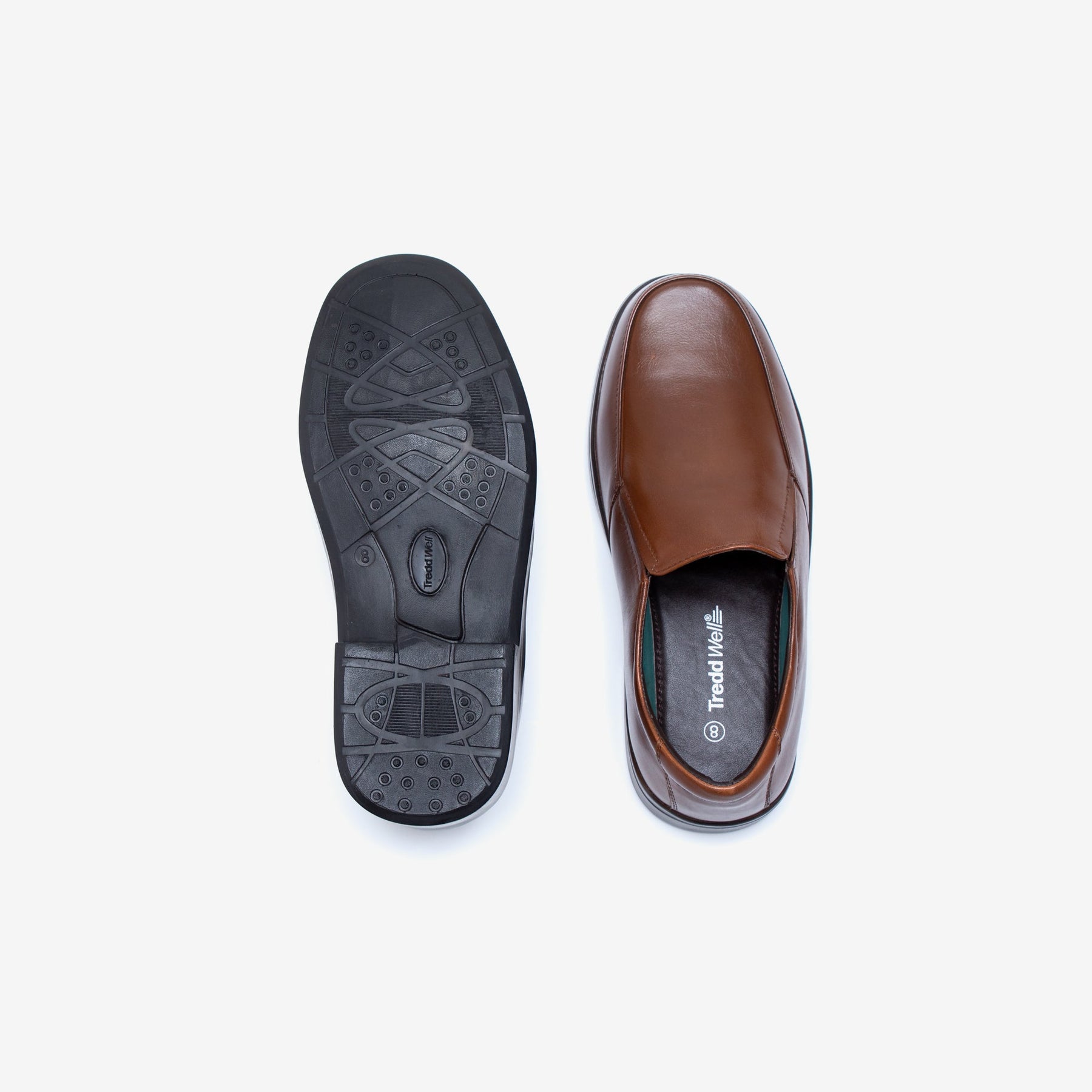 Tredd Mens Wide Fit Tredd Well Camelot Slip On Shoes - Tan | Tredd Well ...