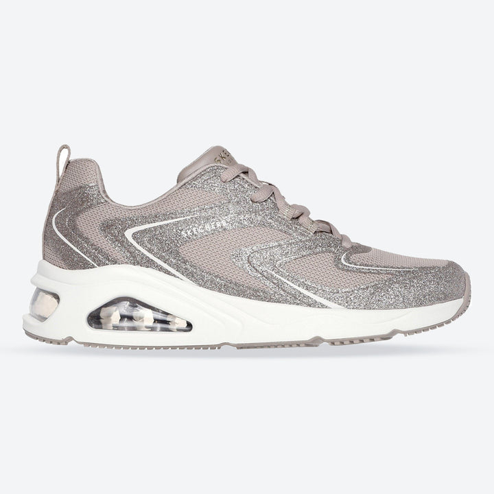 Women's Wide Fit Skechers Tres-Air Uno Glit Airy Trainers