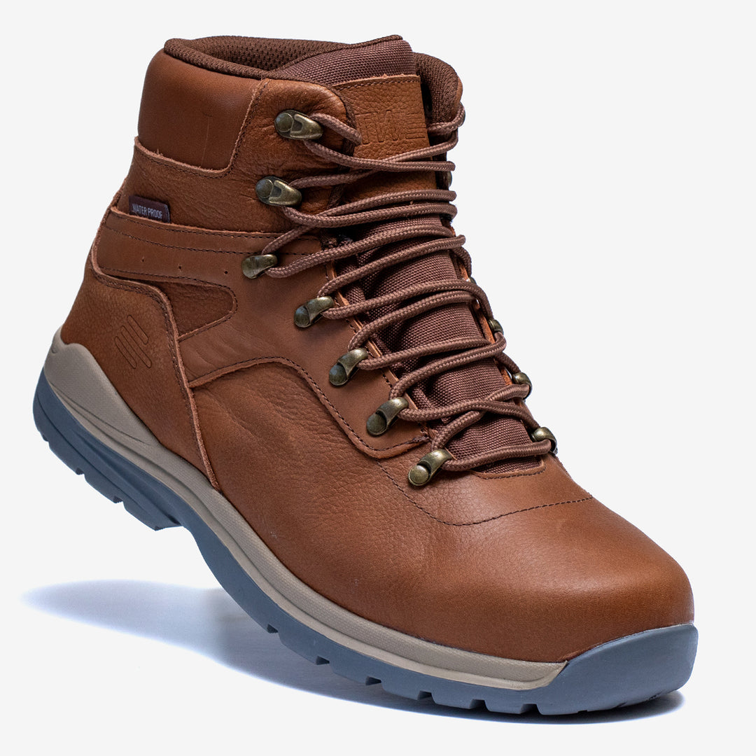 Tredd Men's Wide Fit Tredd Well Hiker Pro Boots - Brown | Tredd Well | Wide ...