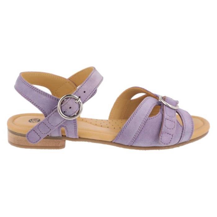 Women's Wide Fit DB Bonita Sandals in Lilac Suede - Image 1