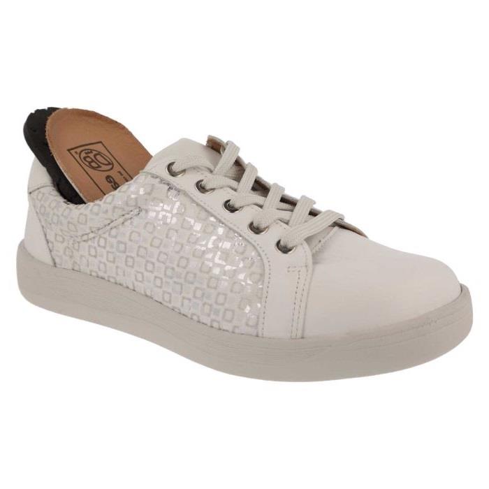 Women's Wide Fit DB Campion Shoes in Navy Leather / Textile - Image 1