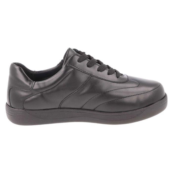 Women's Wide Fit DB Jessica Shoes in Black Synthetic - Image 3