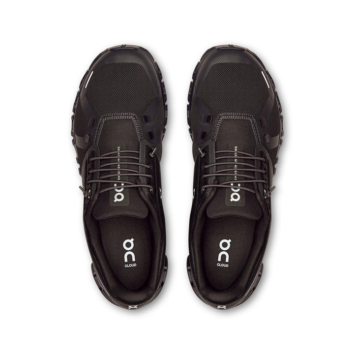 Men's Wide Fit On Cloud 6 Wide Trainers in Black/White - Image 1