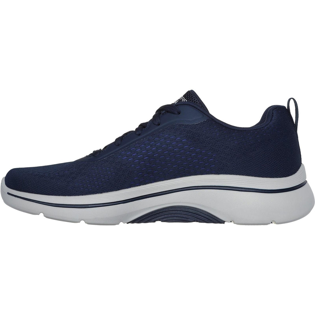 Men's Wide Fit Skechers 216516 Go Walk Arch Fit 2.0 Idyllic 2 Trainers in Navy - Image 4