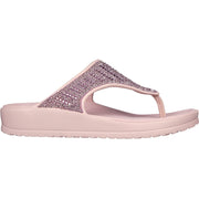 Women's Wide Fit Skechers 111016 Cali Breeze 2.0 Glimmer Love Sandals